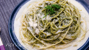 【動画レシピ】青海苔で作るジェノベーゼ！ノリベーゼの作り方